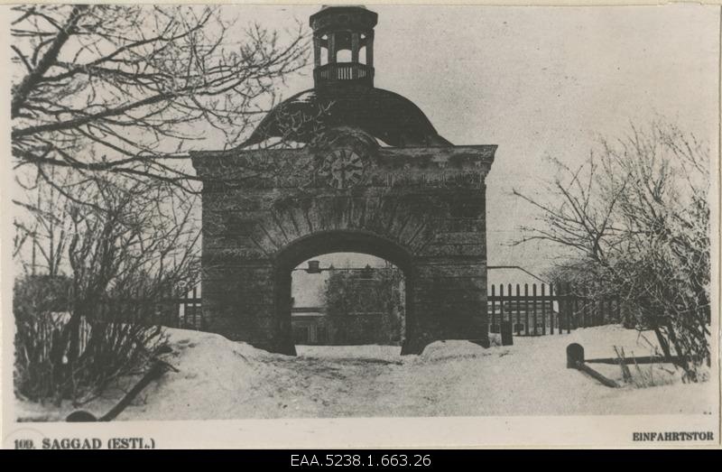 Sagadi Manor, Repro Heinz Pirang from the illustration in the work "Das Baltische Herrenhaus"
