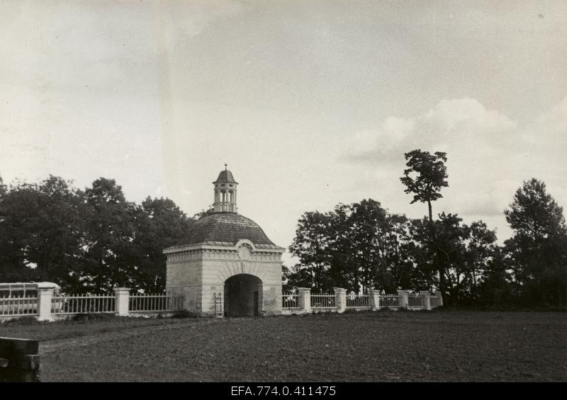 View of the Gate of Sagad Manor.