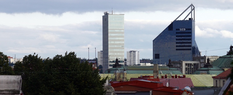 City Plaza and United Bank (SEB), distance view