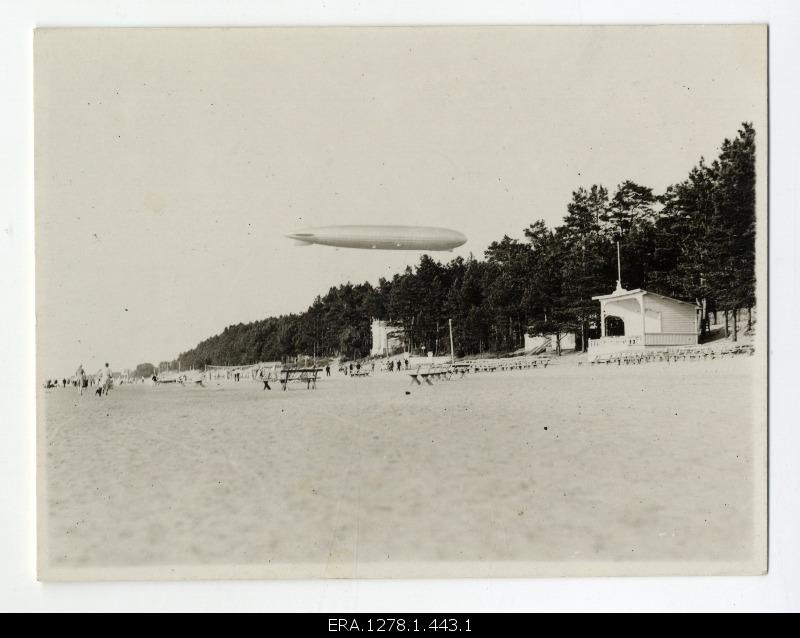The cepile above the beach.