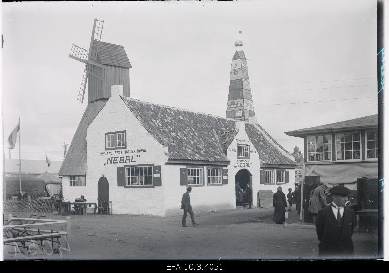 The Dutch-Balti Nobal Pavilion at the National Exhibition of Estonia in the Exhibition Square.