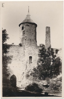 Photo postcard. Watch Tower. Haapsalu. 1930s.  duplicate photo