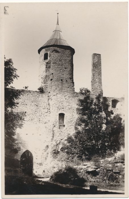 Photo postcard. Watch Tower. Haapsalu. 1930s.