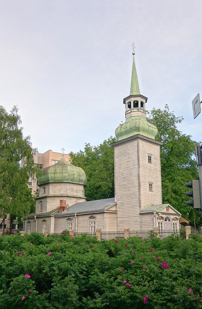The Orthodox Church of the birth of the Most of God in Tallinn (Kaasan) (1721). rephoto