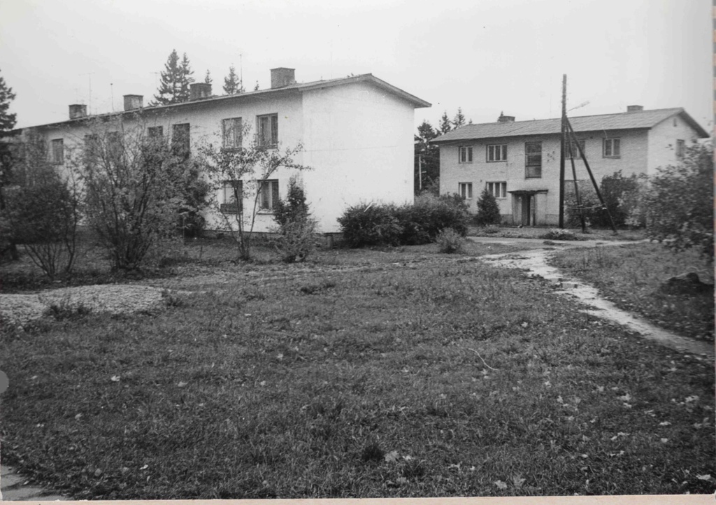 First stone houses, built in 1962-1963