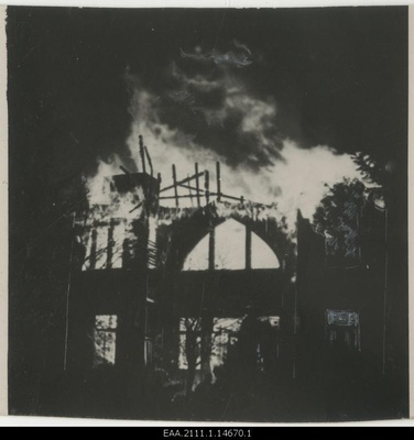 Combustion of the cinema "Bi-Ba-Bo"  similar photo