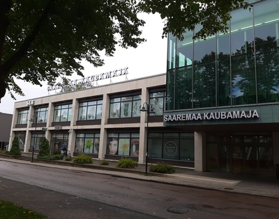 Kuressaare storehouse-restoran, view of the building. Architect Aino Orm rephoto