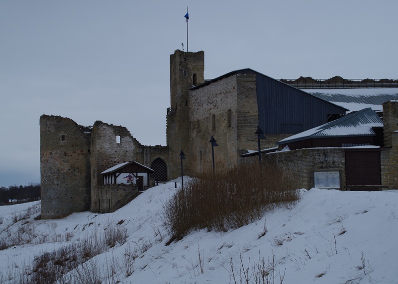 The ruins of Rakvere fortress. rephoto