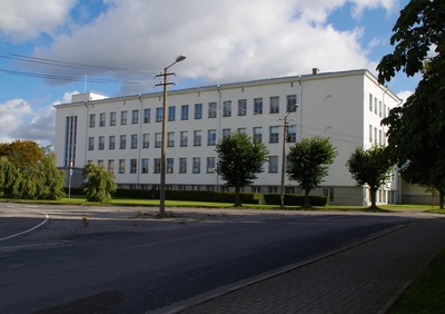 Rakvere's new secondary school building rephoto
