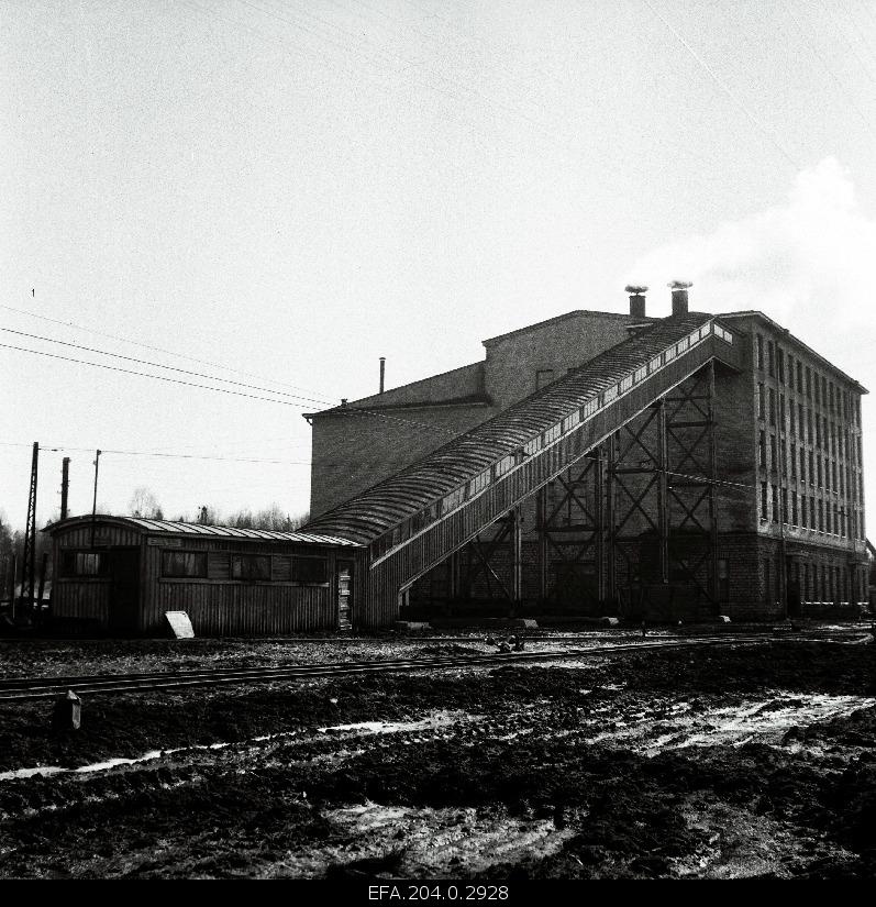 Industrial building of Tootsi peat industry.
