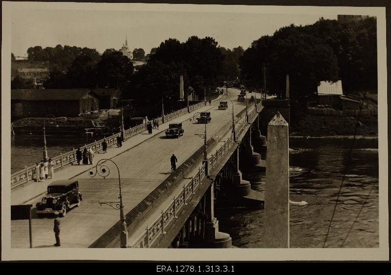 Wooden bridge.
