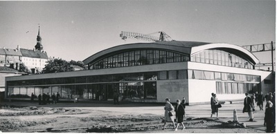 Photo. New pavilion of Tallinn railway station.  similar photo