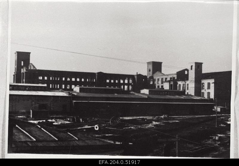 General view of the broken Baltic Cotton Factory.