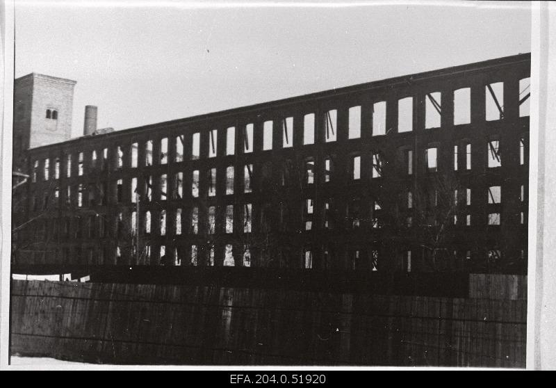 Crushed Baltic Cotton Factory.