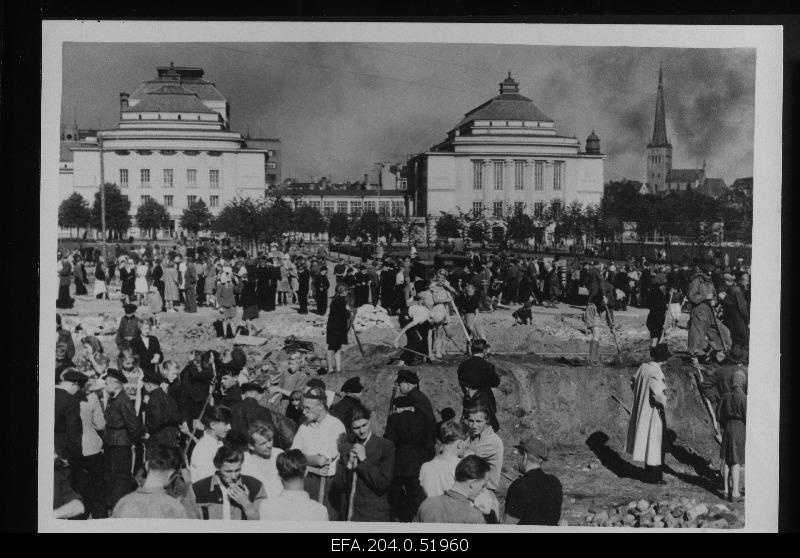 Restoration of the first square of Rat Estonia.