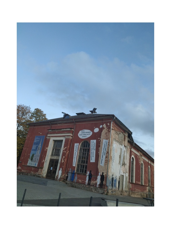 Burned Mary church growth. 1941. Tartu rephoto