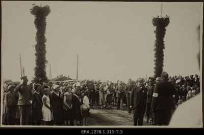 A round trip of senior and foreign ambassadors in Estonia in the summer of 1931. Reception at Lotlas 25.7.1931  duplicate photo