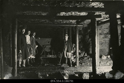 Coal mining of the state Põllustone industry Kukruse.  duplicate photo