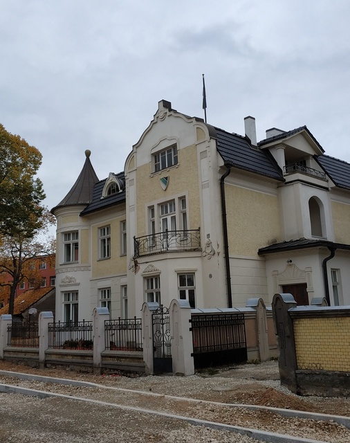 Tartu. Vanemuise tn building of the corporation "Fraternitas Estica". 54 rephoto