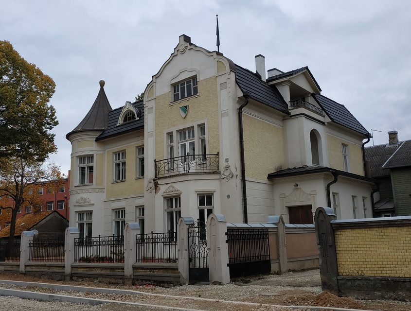 Tartu. Vanemuise tn building of the corporation "Fraternitas Estica". 54 rephoto