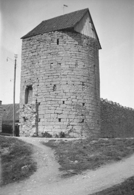 Visby ringmur - Visby stadsmur "Ringmuren". Den är 11 meter hög, byggdes i två etapper och stod klar 1288. ursprungligen hade muren 20 marktorn och 22 sadeltorn, men idag finns 27 av marktornen kvar. Äldsta delen av muren är en kastal idag kallad "kruttornet" och byggdes på 1100-talet.