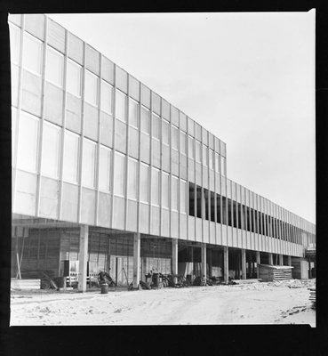 Negative.  From the construction of Haapsalu storehouse, Winning Street. November 1973.a.
Photo: T.Coffee.  duplicate photo