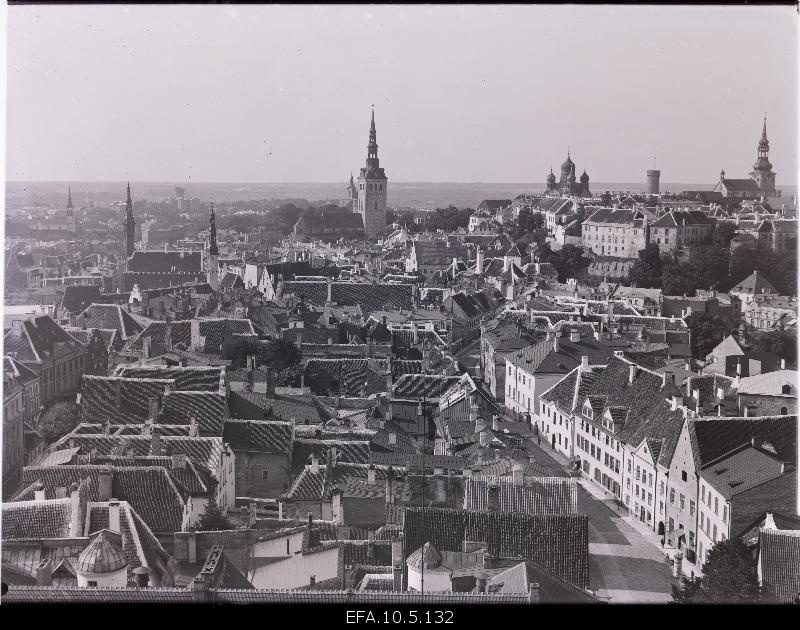 View of the city centre of Tallinn.