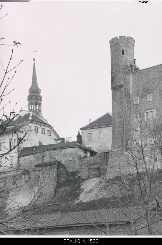 View of the walls of Toompea fortress.