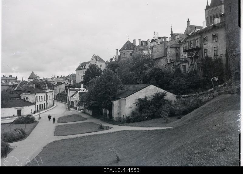 View of the Old Town of Tallinn from the Mount of the Rannavärava.