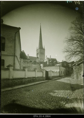 View of the Oleviste Church.  similar photo