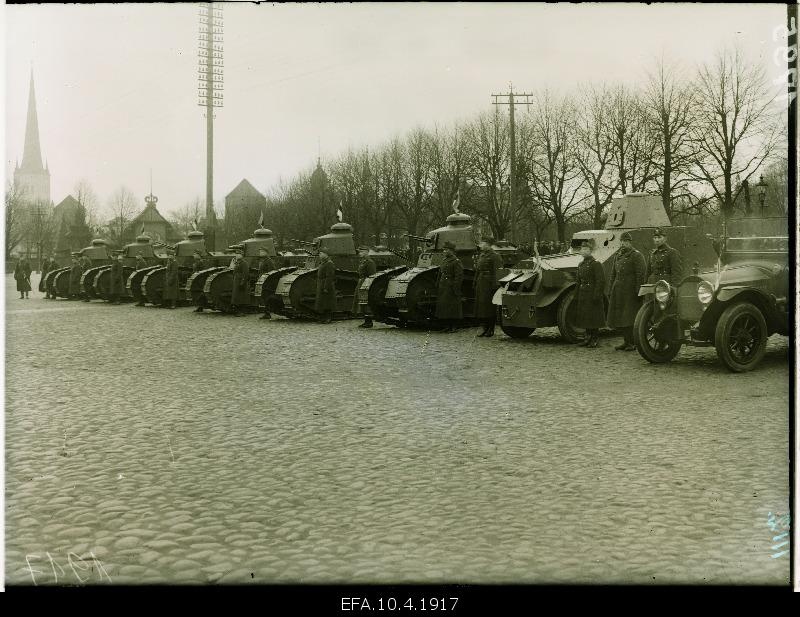 Tanks on parade.