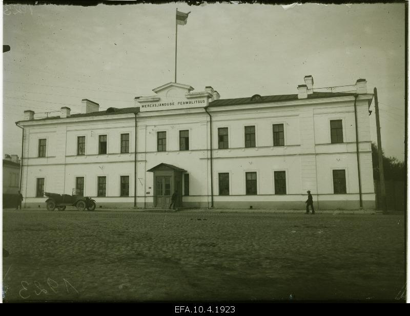 The main government building of the sea emplacement in Tallinn.