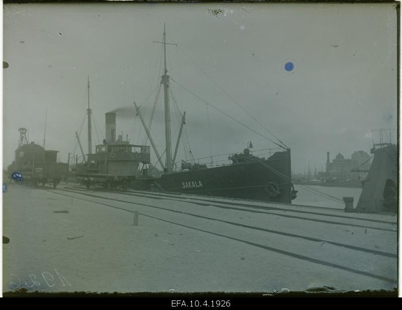 Ship in Sakala harbour.