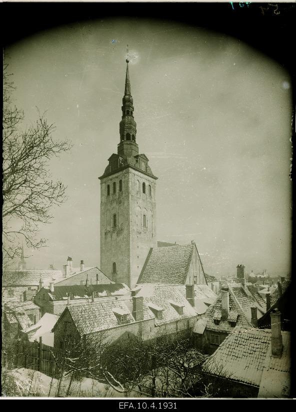 View of the Niguliste Church.