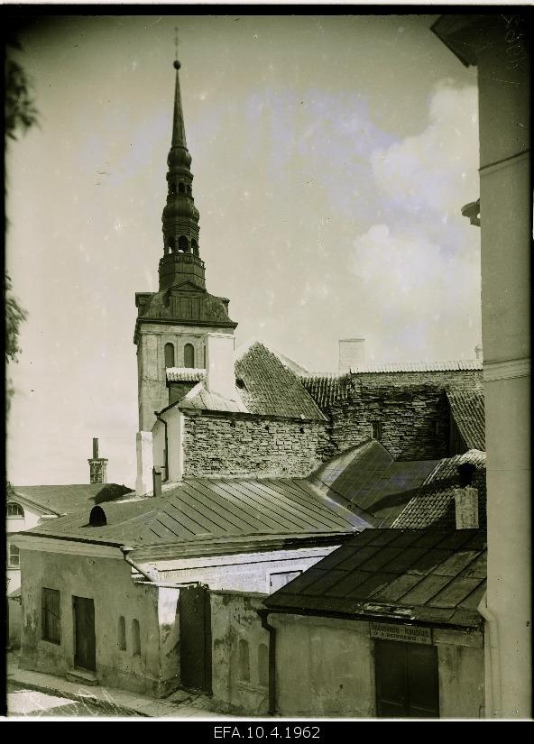 View of the Niguliste Church.
