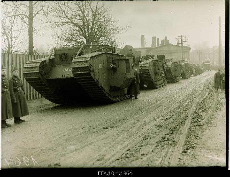 Tanks on parade.