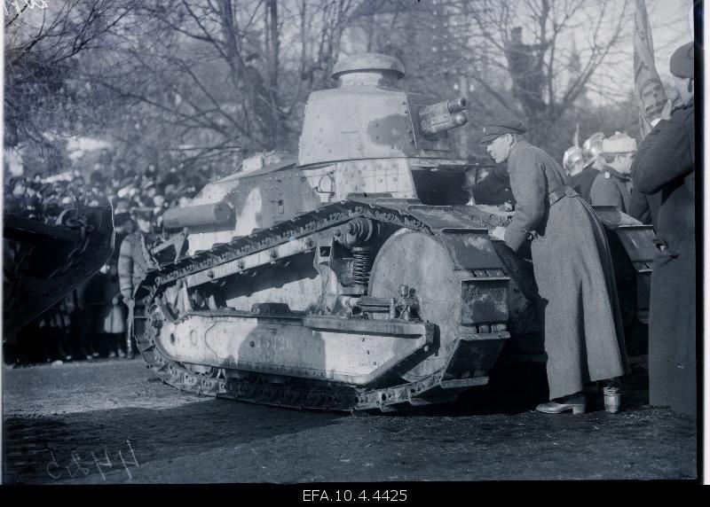 Tanks on parade.