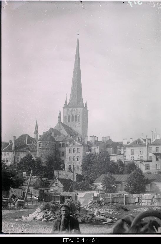 View of the Oleviste Church.