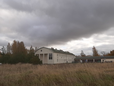 Saaremaa Veterinaarkeskuse building Saare County Kuressaare City Tallinn mnt 81 rephoto