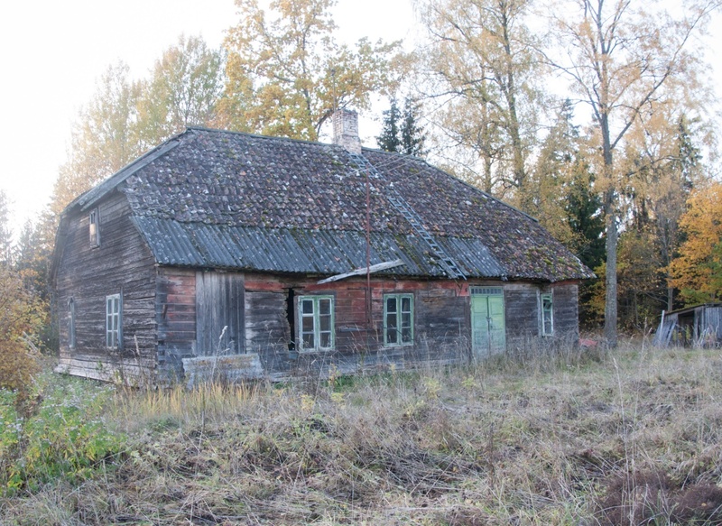 fotonegatiiv, Viljandi khk, Tusti koolimaja, 1928 foto J.Riet rephoto