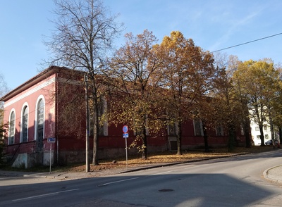 The ruins of the Mary Church in the street of General e. Põdder. rephoto