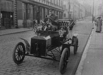 Wilhelm von Notbeck's car - von Notbeck's family car photographed around 1907.