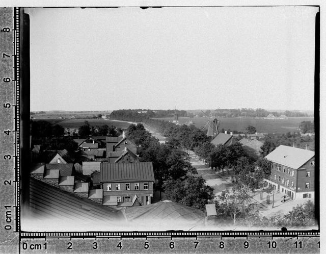 Road from the tower of the Peetri Church, leading from Tartu Raadimõisa
