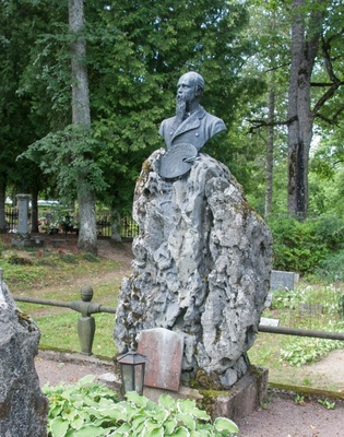 Köler, Johann, grave at the Great-Jaani cemetery rephoto