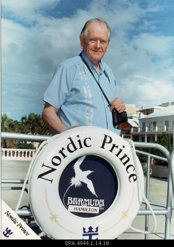 A portrait from Ernst Jaakson on the cruise ship Nordic Prince.