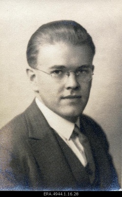 A portrait from Ernst Jaaksonis.  duplicate photo