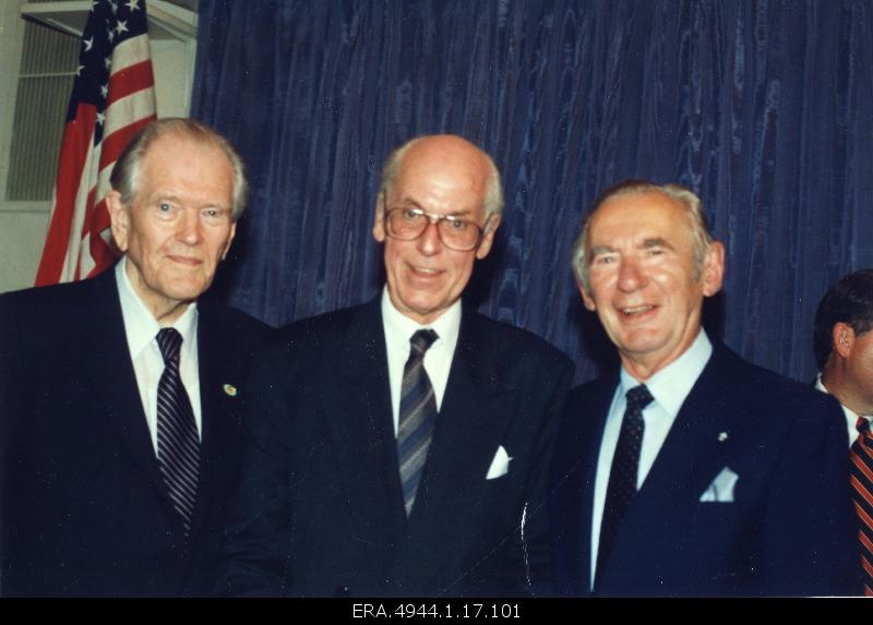 Ernst Jaakson at the New York Estonian House.