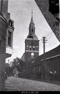 During the War of Independence, the broken church in Volmaris.  duplicate photo