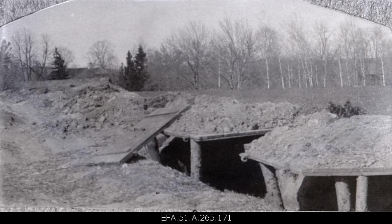 The Mines of the 2nd Battalion of the Estonian Army during the War of Independence in Härgmäe.