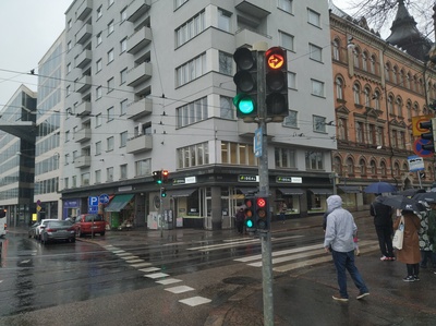 Unioninkatu 39.  - Liisankatu 29.  Unioninkatu  41, 43. rephoto